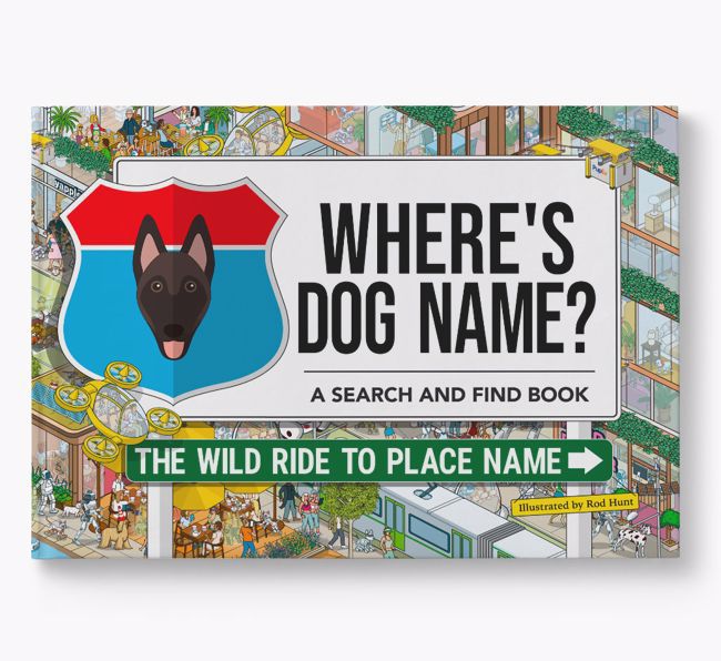 Personalized Dog Book - Where's Your Dog - Wild Ride